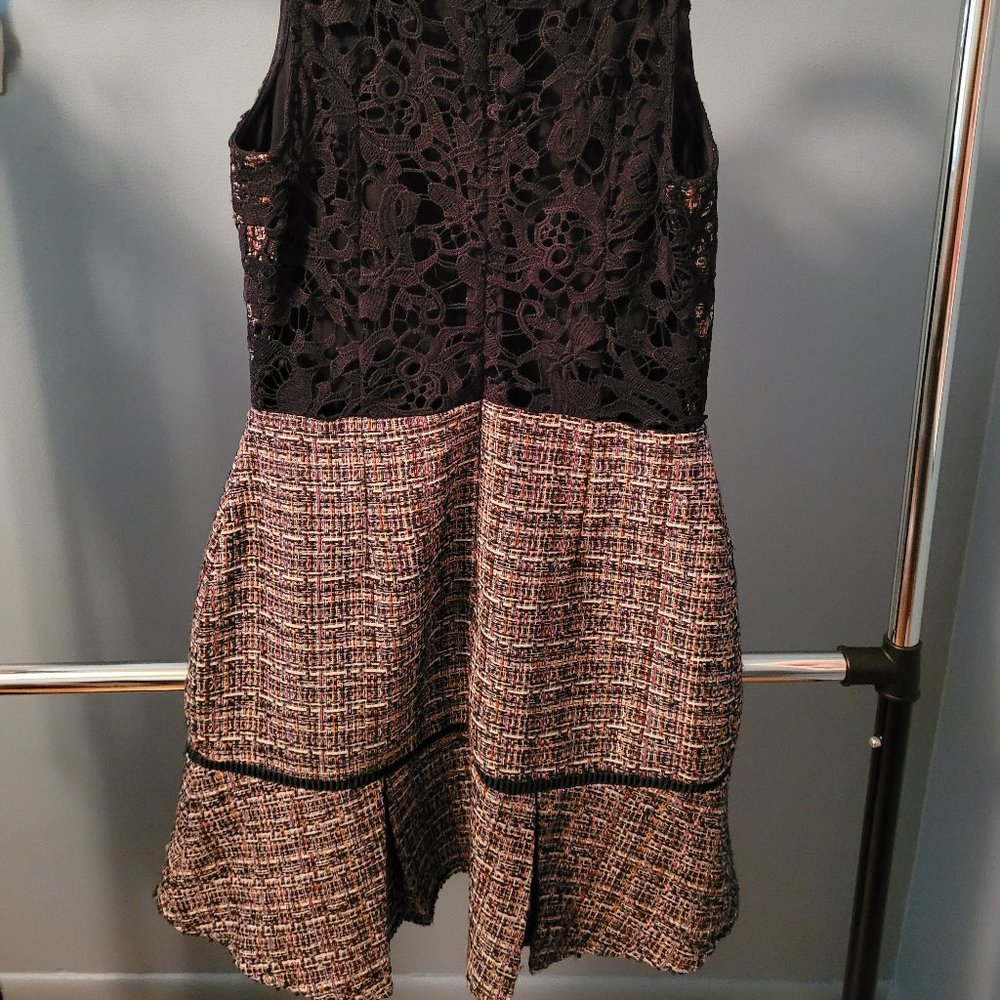 Adelyn Rae.  Tweed/Crochet Dress. Size M. - Picture 8 of 9